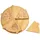 KESPER Pizza-Teller 36x36 cm beige 7er Set