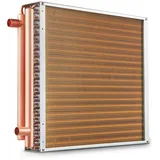 Vevor Wärmetauscher Wasser-Luft 50,8 x 50,8 cm mit 3-reihigen 9,53 mm Kupferanschlüssen