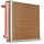 Vevor Wärmetauscher Wasser-Luft 50,8 x 50,8 cm mit 3-reihigen 9,53 mm Kupferanschlüssen