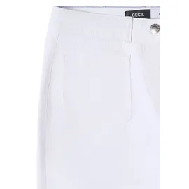 Cecil Wide Leg Jeans, mit Patch Pockets White 36 - 36W / 26L