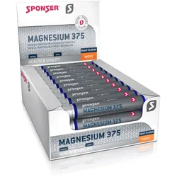 Sponser Magnesium 375 Ampulle (für Muskelfunktion, ElektrolyteBalance und Energiestoffwechsel) 30x25ml Box