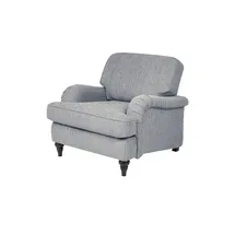 Soho Relaxsessel Birmingham Flachgewebe 89 x 85 x 100 cm Blau