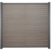 Tetzner & Jentzsch BPC Rhombus Steckzaun 20 x 75/68 x 179,3 cm Schoko