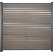 Tetzner & Jentzsch BPC Rhombus Steckzaun 20 x 75/68 x 179,3 cm Schoko