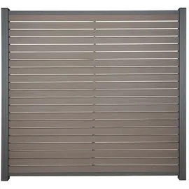Tetzner & Jentzsch BPC Rhombus Steckzaun 20 x 75/68 x 179,3 cm Schoko
