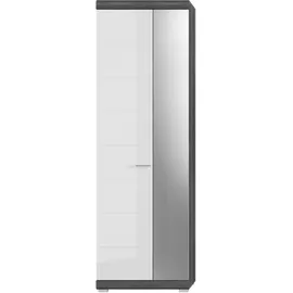 INOSIGN SIENA Dielenschrank 62 x 37 x 197 silber