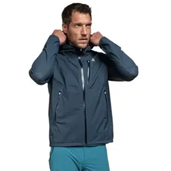 Schöffel Sommer Wanderjacke Tegelberg 2.5-Lagen (wasser- und winddicht, leicht, atmungsaktiv) dunkelblau Herren