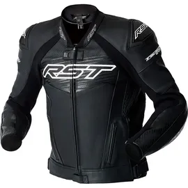 RST Tractech Evo D3O Lederjacke perforiert Schwarz/Weiß 3XL
