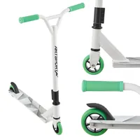ArtSport Stunt Scooter Futuristic - Trick Roller für Kinder & Jugendliche - Tretroller Weiß Grau