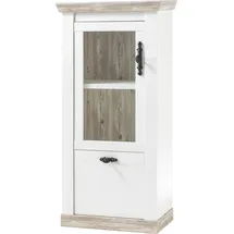 Home Affaire Vitrine Florenz 70 x 37 x 146 cm Weiß