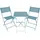 Mojawo - 3tlg Bistroset Gartenmöbelset Outdoormöbel Balkon klappbar Farbauswahl