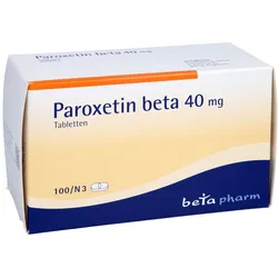 Paroxetin beta 40 mg Tabletten 100 St