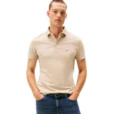 Tommy Hilfiger Herren Poloshirt Kurzarm 1985 Slim Fit, Beige (Sandalwood), XXXL