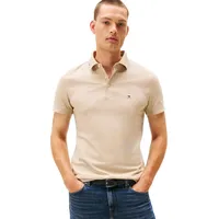 Tommy Hilfiger Herren Poloshirt Kurzarm 1985 Slim Fit, Beige (Sandalwood), XXXL