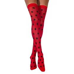 Overknee-Strümpfe "Marienkäfer"
