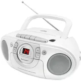 Soundmaster SCD5100WE CD-Radio UKW CD, AUX, Kassette, UKW Weiß