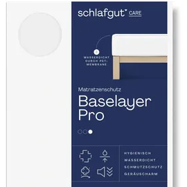 schlafgut Baselayer Pro Matratzenschoner 140 x 200 cm weiß