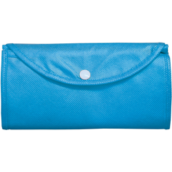 TEXXILLA Einkaufstasche EMMA mit Bodenfalte und zwei ca. 55 cm langen Henkeln, hellblau