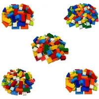 LEGO® Spielbausteine LEGO® DUPLO Bausteine gemischt - Starter Set - NEU - 70 Stück 2x2 + 30 Stück 2x4, (Creativ-Set, 70 St), Made in Europe bunt