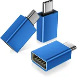 Basesailor USB C auf USB Adapter 3Pack,Thunderbolt 4 5 USBC Stecker zu USBA Buchse OTG Adapter,Typ A Stick Konverter Zubehör für Apple MacBook Pro Air,iPhone 17 16 15 Max,iPad mini,Samsung Galaxy S25