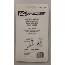 kedge K-edge Garmin Top Tube Mount Unterstützung - Black Anodize - One Size