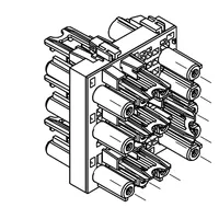 Bachmann Wieland Verteilerblock GST18, GST18 1xIn 6xOut