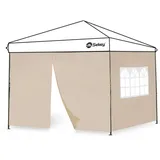 Sekey Pavillon 2er Set Pavillon Seitenteile Seitenwand für Faltpavillon 300 x 300 cm, Mit Reißverschluss, mit Fenster / auch für 300 x 600 cm, 300 x 900 cm