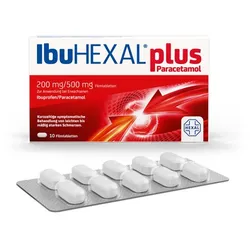IbuHEXAL® plus Paracetamol schnell und gut verträglich 10 St