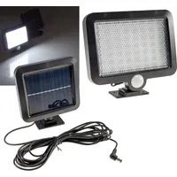 ChiliTec Solarleuchte Kunststoff 9,5 cm inkl. Bewegungsmelder schwarz