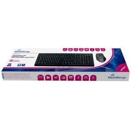 MediaRange Wireless Tastatur DE Set (MROS104)