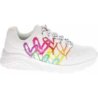 SKECHERS Uno Lite Love Brights Kinder, weiß,