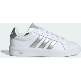 adidas Grand Court 3.0 Kinder Cloud White/Silver Metallic 38