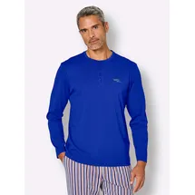 Witt Weiden Schlafanzug-Shirt Langarm Blau 56/58
