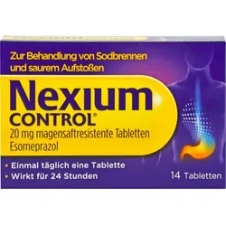 NEXIUM Control 20 mg magensaftresistente Tabletten 14 St.