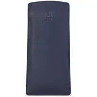 Brillenetui aus weichem Leder, navy (Blau) - .
