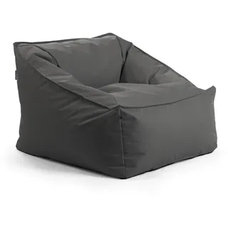 mokebo Sitzsack, Schwarz, 75x60x95 cm, Oeko-Tex®, Gartenmöbel, Gartenstühle, Outdoor-Sitzsäcke
