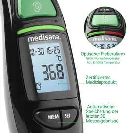 Medisana TM 750 Multifunktionsthermometer schwarz