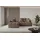 altdecor Ecksofa mit Schlaffunktion und Bettkasten LONLI-L 251x189x68 cm Braun - Corner Sofa Bett Eckcouch Couch L-Form Schlafcouch Ausziehbar Wohn... - Braun/Dunkelbraun