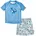 Bade-Set Blau 122/128