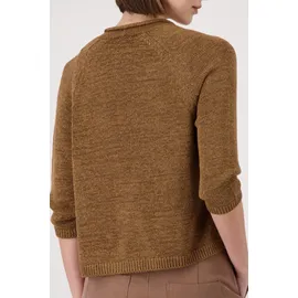 Monari Jacke Stricküberwurf Basic Braun M
