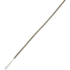 TRU Components 1564655 Litze LiFY 1 x 0.05mm2 Braun 100m