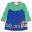 Toby Tiger Kleid mit Wald Applikationen in blau | Gr.: 116