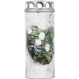 OEM Grablicht Paperlight Herz Rosen 45 h weiß