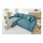 s-style möbel Ecksofa Emma ¦ türkis/petrol ¦ Maße (cm): B: 234 H: 78