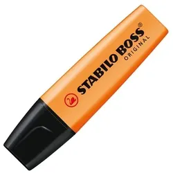 Stabilo Boss Textmarker boss original orange Packung mit 10 Stück