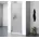 a a 100 rechts 1000 mm silber/glas Brick PT100W