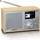 Lenco DAR-017WH - Kompaktes und stilvolles DAB+/FM-Radio mit Bluetooth Tischradio