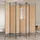 vidaXL 6-teiliger Raumtrenner Beige 240 x 200 cm Stoff