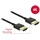 DeLock HDMI Anschlusskabel HDMI-A Stecker HDMI-A Stecker 0,25 m Schwarz