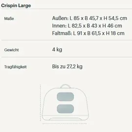 Tavo Crispin Large Grau
